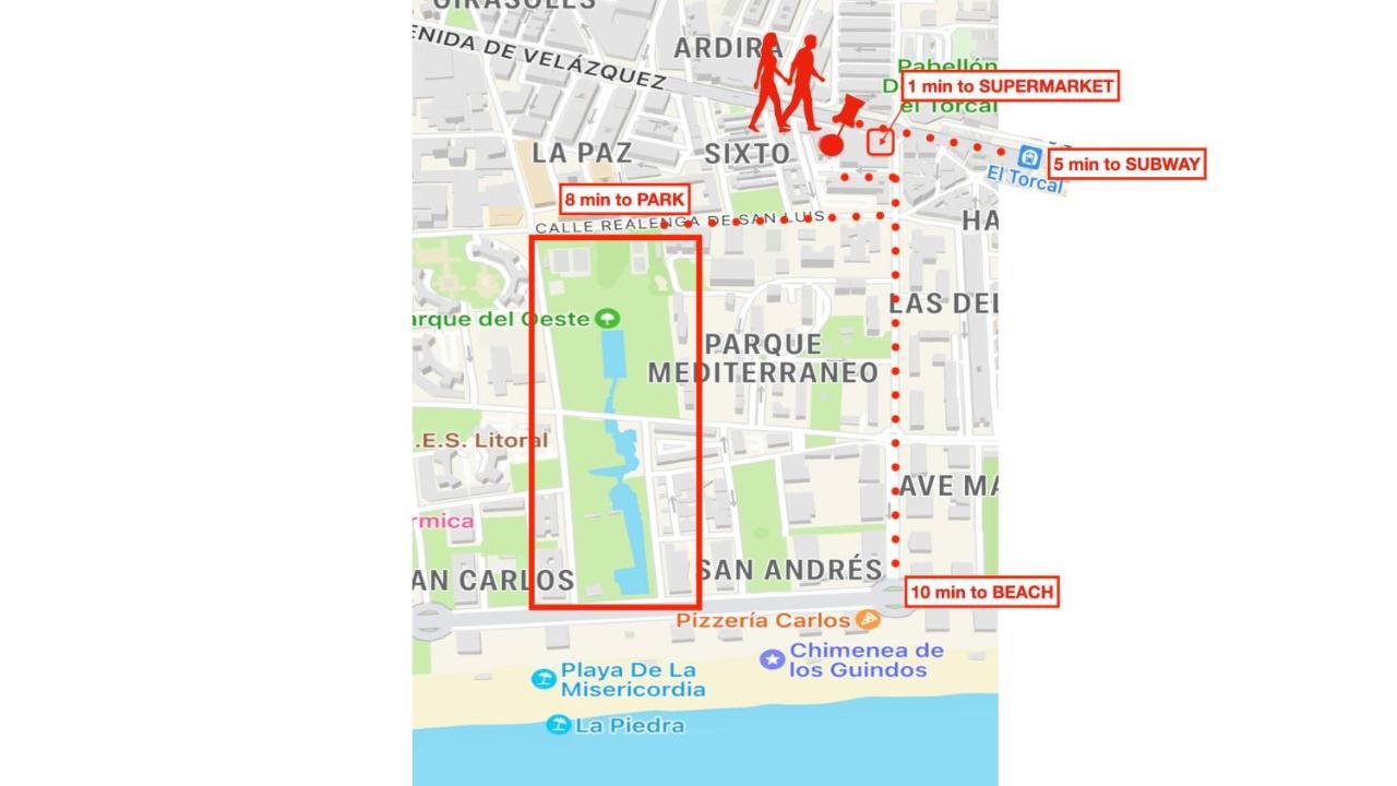 Acogedor Y Bien Situado P6 Appartement Málaga Buitenkant foto